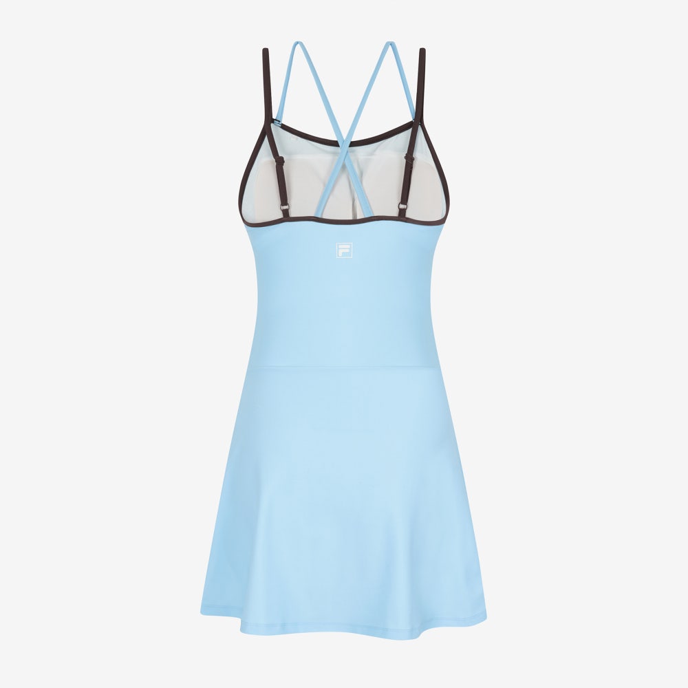 1100FS2SWH2459FLBU [6% 적립] FILA One-piece Skirt Rashguard Light Blue - #2