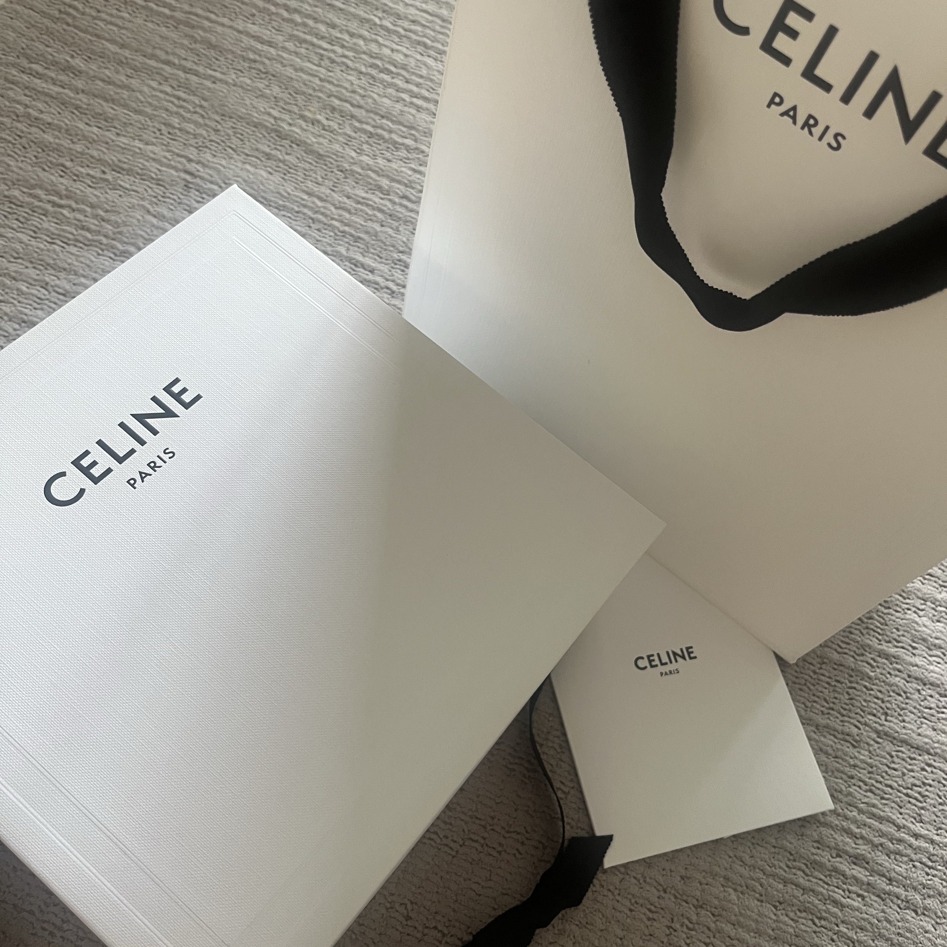Celine Clutch with Chain in Triomphe Canvas and Lambskin Tan 착용 스타일 - 1