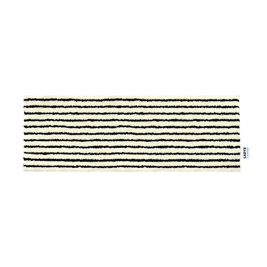 Sailor Stripe Long Rug - Ink Black LAZYZ Sailor Stripe Long Rug - Ink Black
