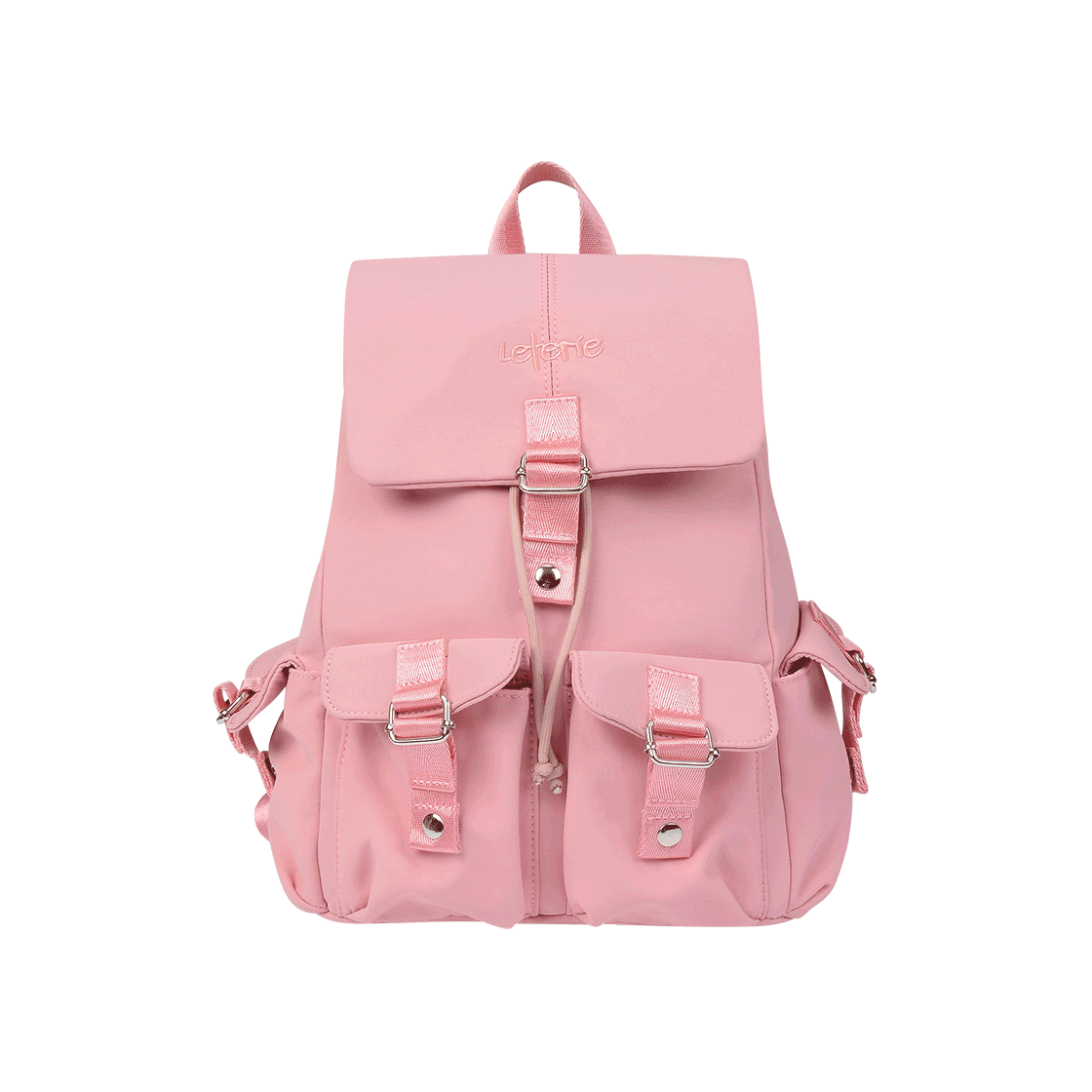 lr25ss05 Leterie Pocket Backpack_Pink