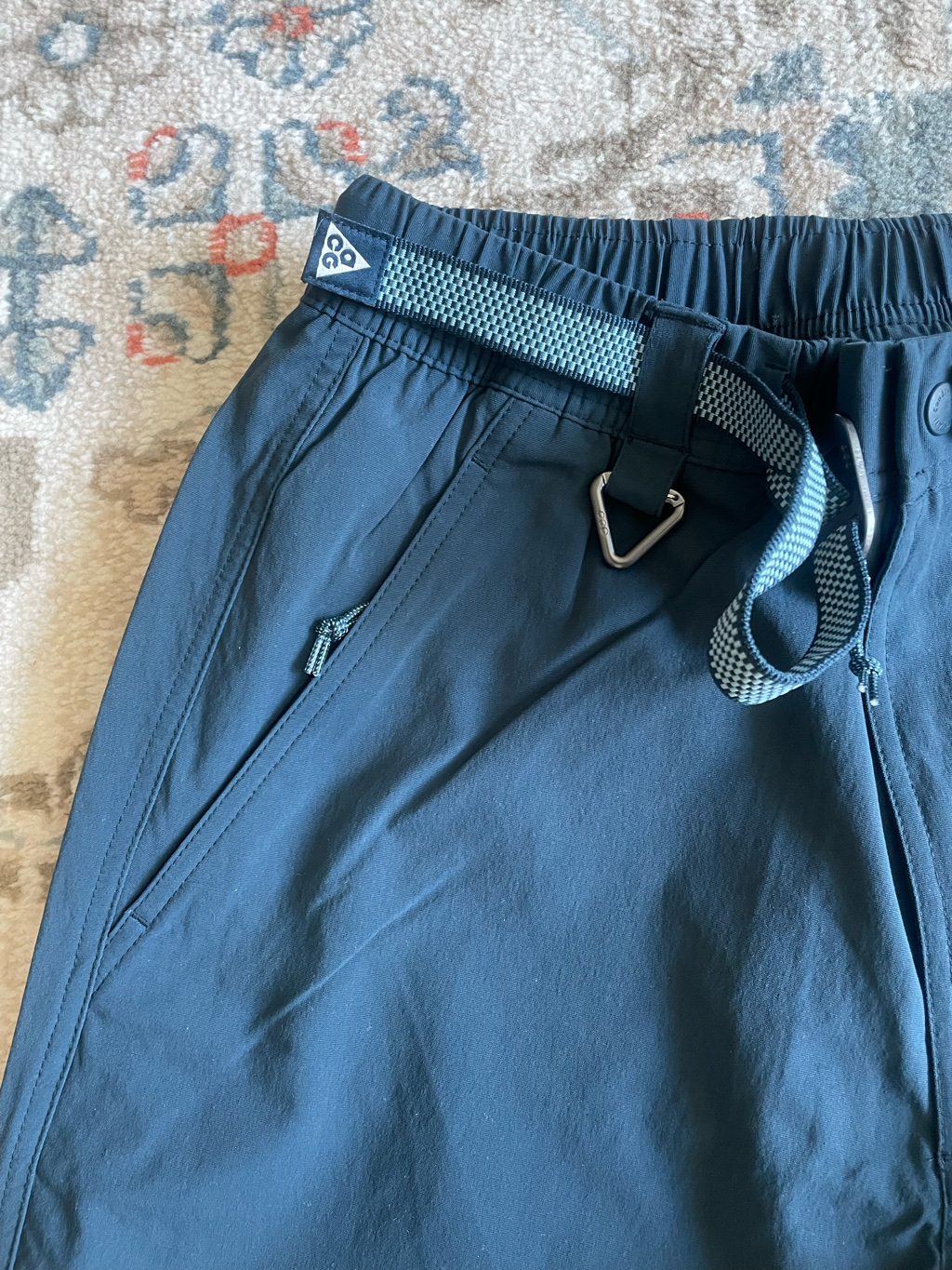 Nike ACG UV Hiking Pants Navy - Asia 착용 스타일 - 4