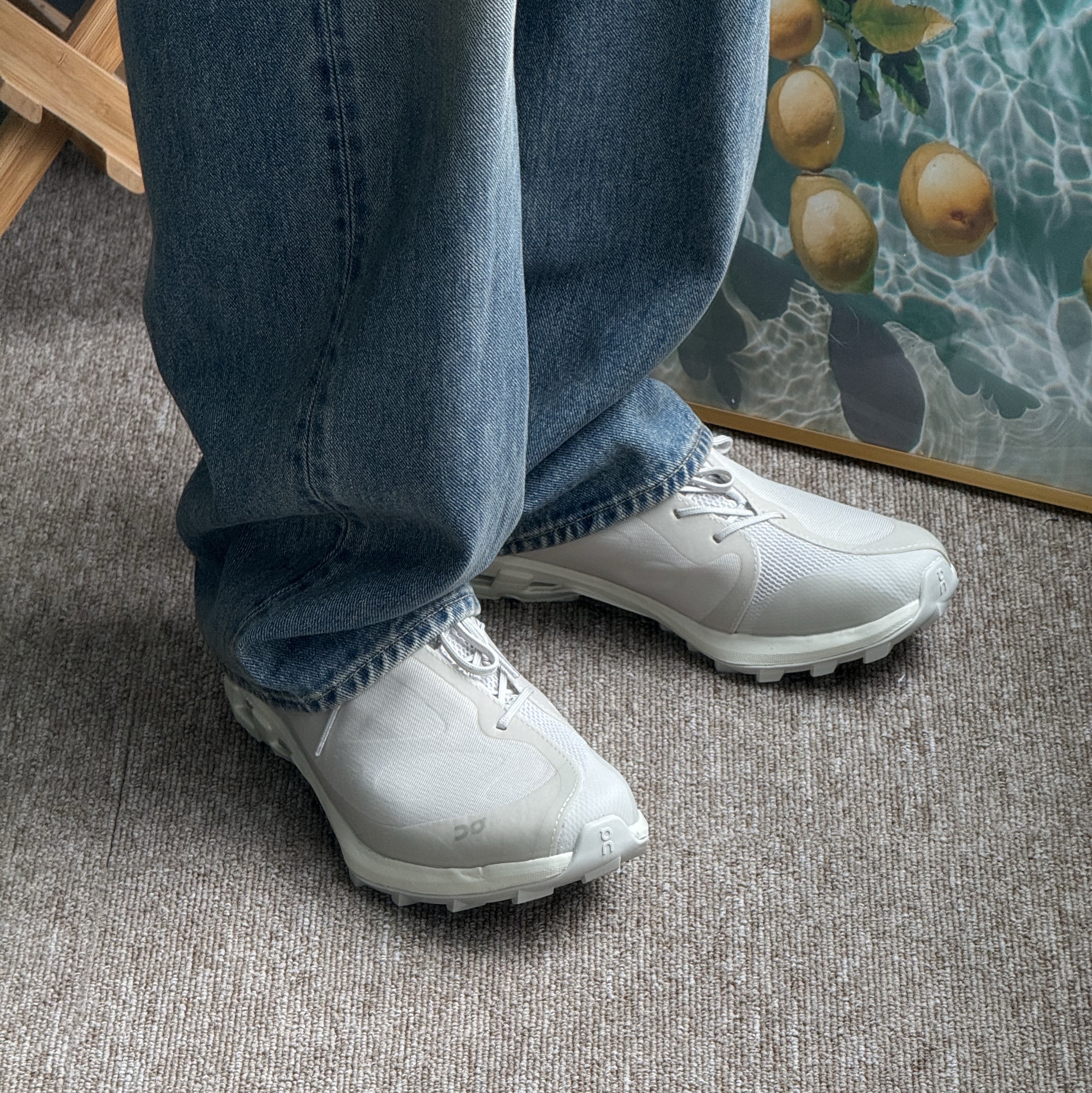 On Running x Post Archive Faction (Paf) Cloudventure Peak Ice Moon 착용 스타일 - 1