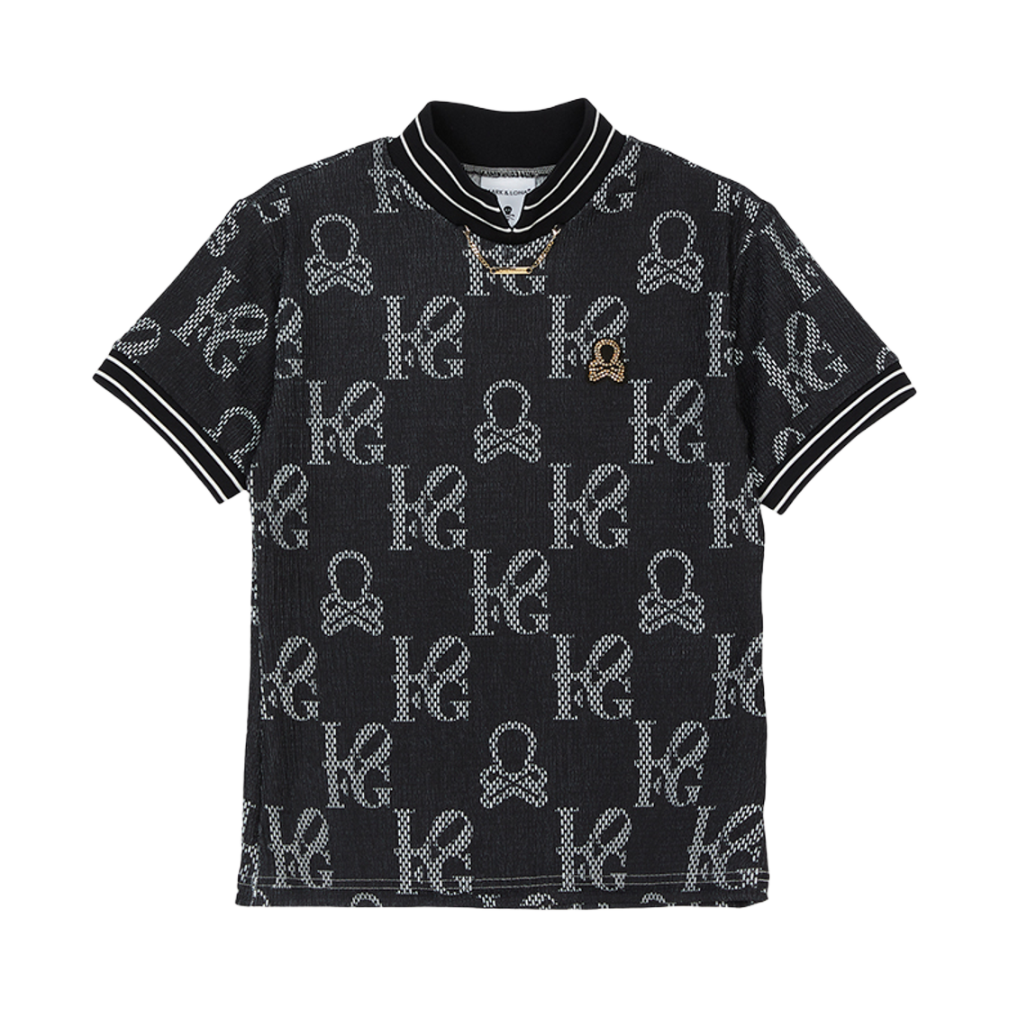 MLW-5A-AA04 (W) Mark & Lona Golf Wear Short Sleeve T-Shirt Black