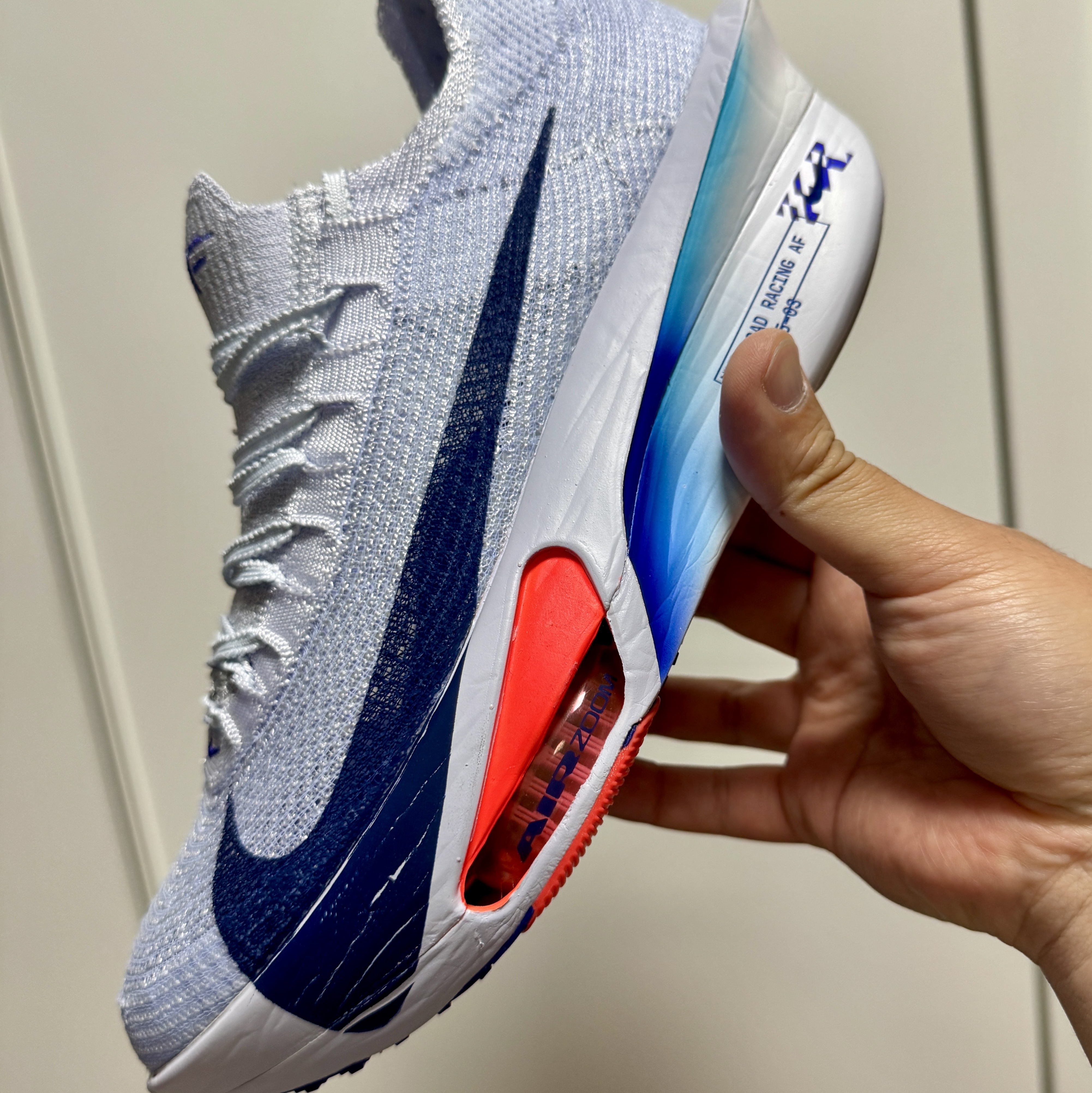 Nike Air Zoom Alphafly Next% 3 Football Grey Ghost 착용 스타일 - 2