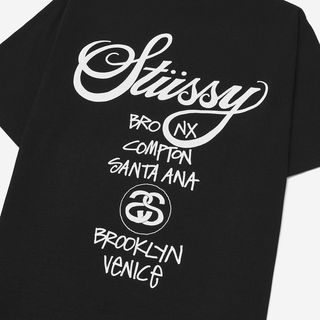 스투시 월드투어 티셔츠 블랙(Stussy World Tour T-Shirt Black) - 4