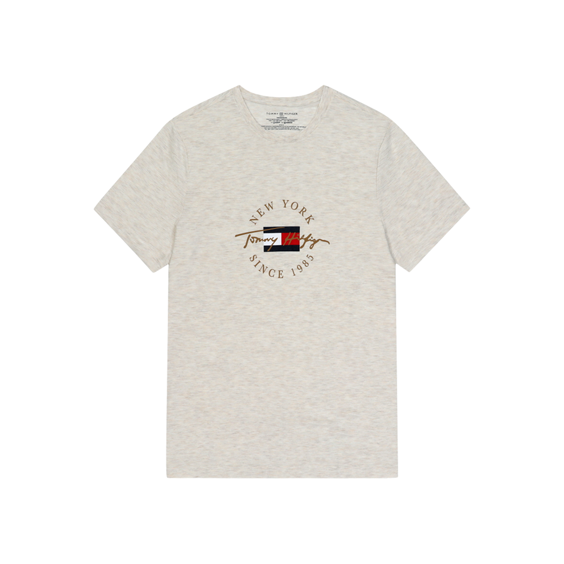 타미 힐피거 로고 티셔츠 아이보리(Tommy Hilfiger Logo T-Shirt Ivory)