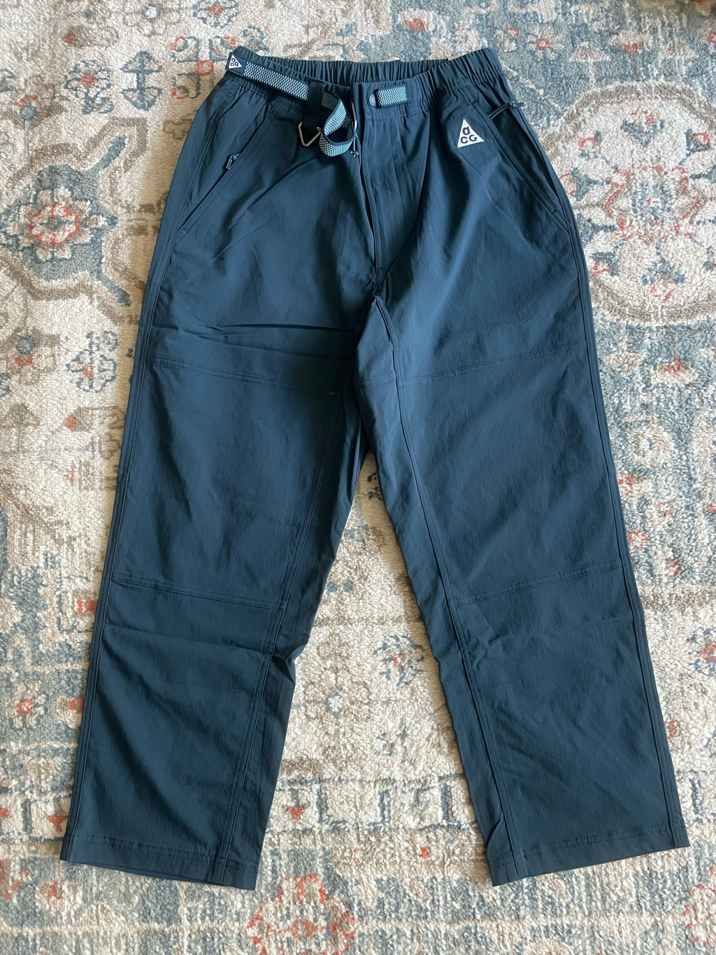 Nike ACG UV Hiking Pants Navy - Asia 착용 스타일 - 1