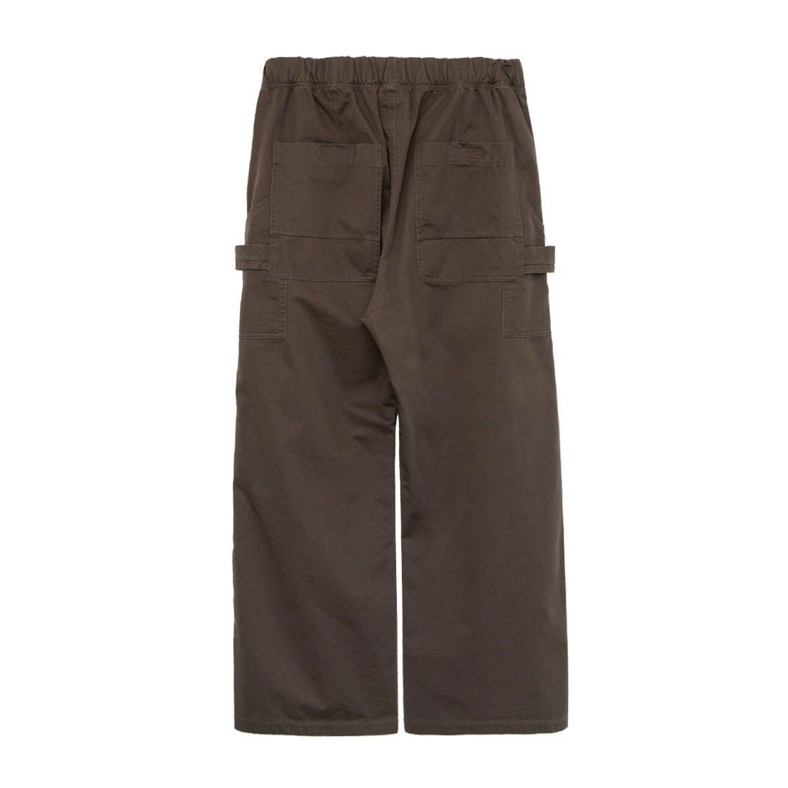 HM5TPT8901C1 Polyteru Human Index Human Carpenter Pajama Pants Dark Brown - #2