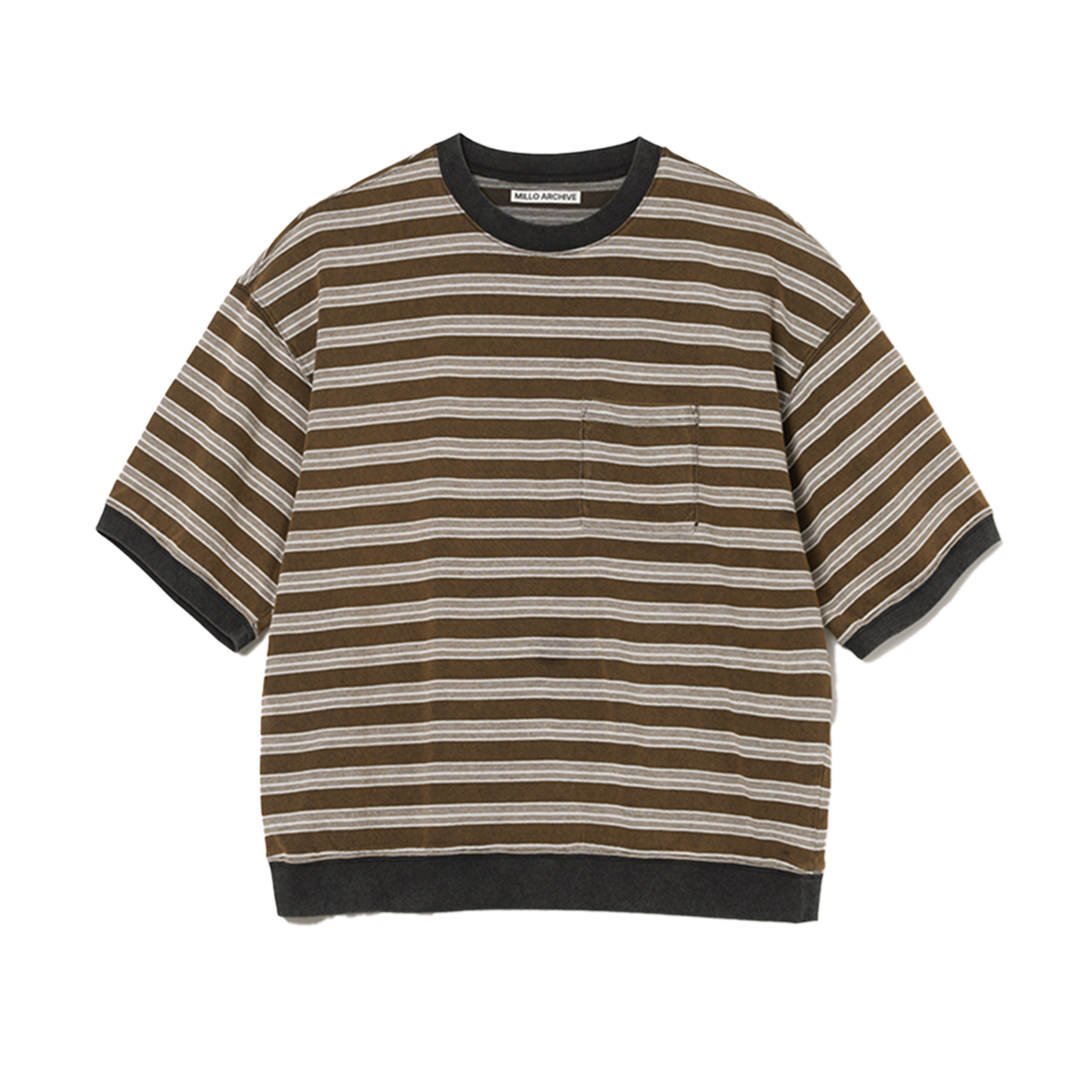 밀로 아카이브 엑스퍼트 스트라이프 티셔츠 블랙