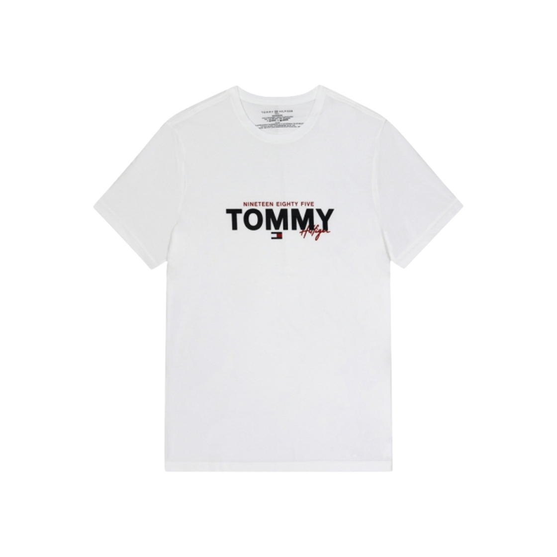 타미 힐피거 로고 티셔츠 화이트(Tommy Hilfiger Logo T-Shirt White)