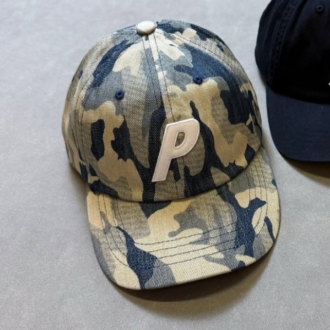 Palace P 6-Panel Camo Denim - 25SS 착용 스타일 - 1