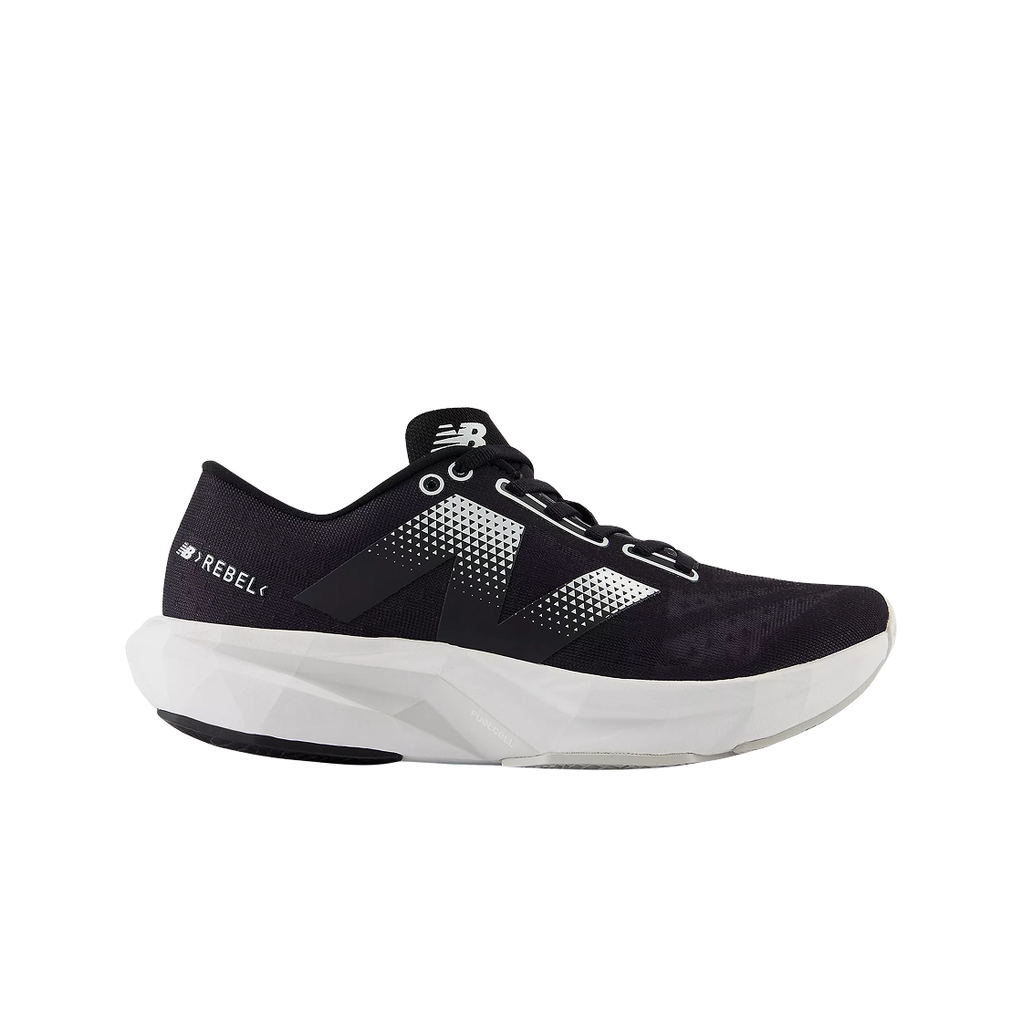 (W) 뉴발란스 퓨어셀 레벨 v4 블랙 화이트 - B 스탠다드((W) New Balance FuelCell Rebel v4 Black White - B Standard) - 1
