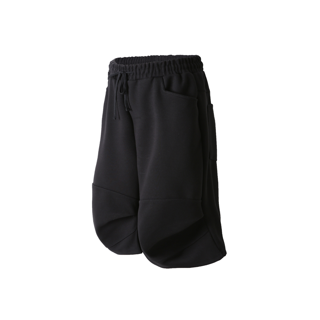 로어링라드 솔리드 니 버뮤다 팬츠 블랙(ROARINGRAD Solid Knee Bermuda Pants Black)