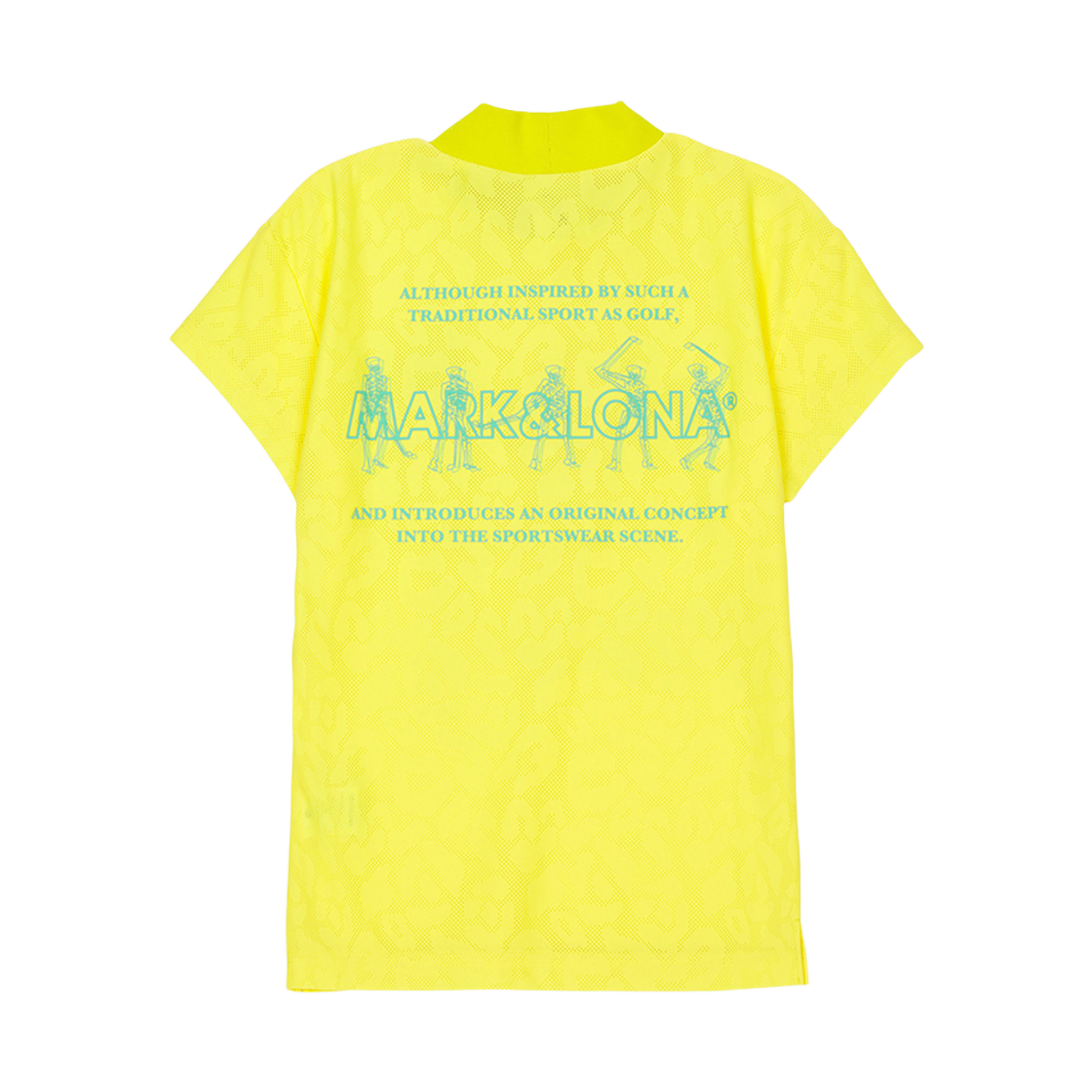 MLW-5A-AA03 (W) Mark & Lona Golf Wear Short Sleeve T-Shirt Yellow