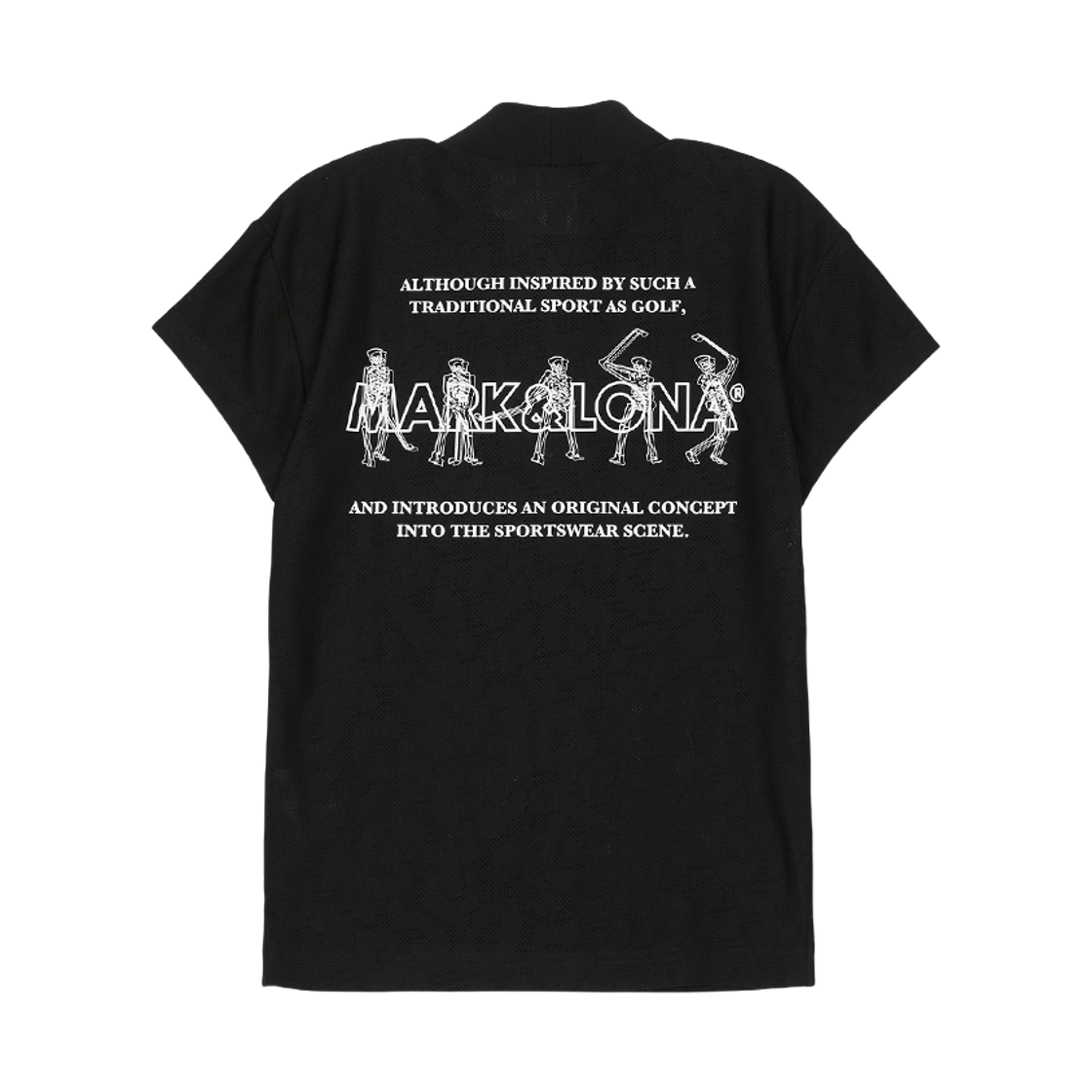 MLW-5A-AA03 (W) Mark & Lona Golf Wear Short Sleeve T-Shirt Black