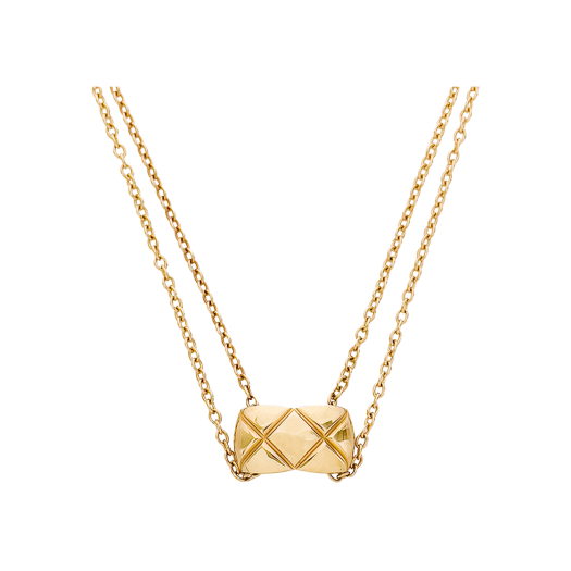 IT7GHRLFHN55 Chanel Coco Crush Double Chain Necklace 18K Yellow Gold