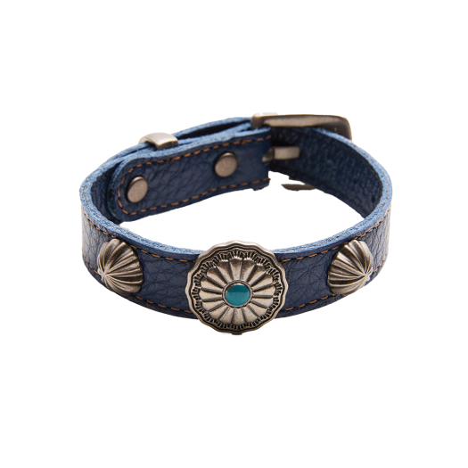 25SMAC060NA Ogarp Concho Wrist Belt Navy