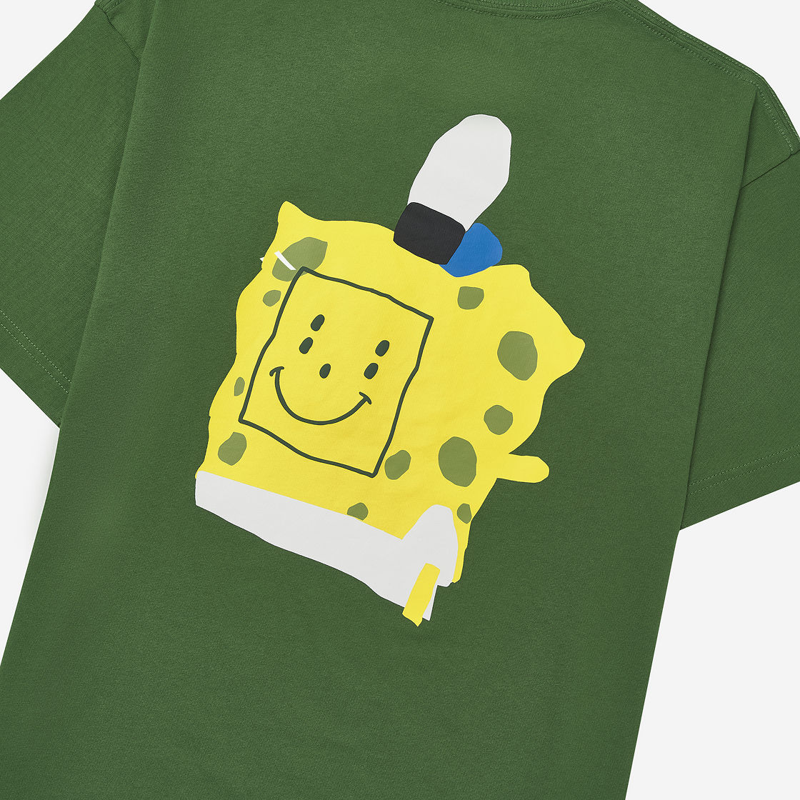 유니클로 UT x CPFM x 스폰지밥 그래픽 티셔츠 B 올리브 - JP(Uniqlo UT x CPFM x SpongeBob Graphic T-Shirt B Olive - JP) - 4
