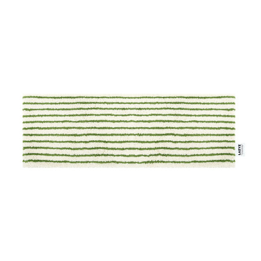 Sailor Stripe Long Rug - Forest Green LAZYZ Sailor Stripe Long Rug - Forest Green