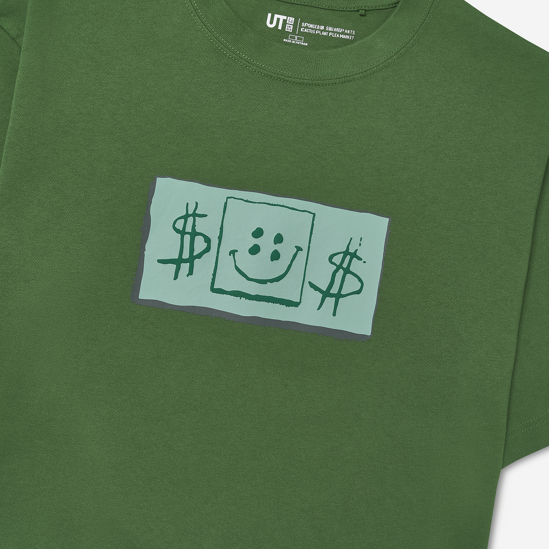 유니클로 UT x CPFM x 스폰지밥 그래픽 티셔츠 B 올리브 - JP(Uniqlo UT x CPFM x SpongeBob Graphic T-Shirt B Olive - JP) - 3