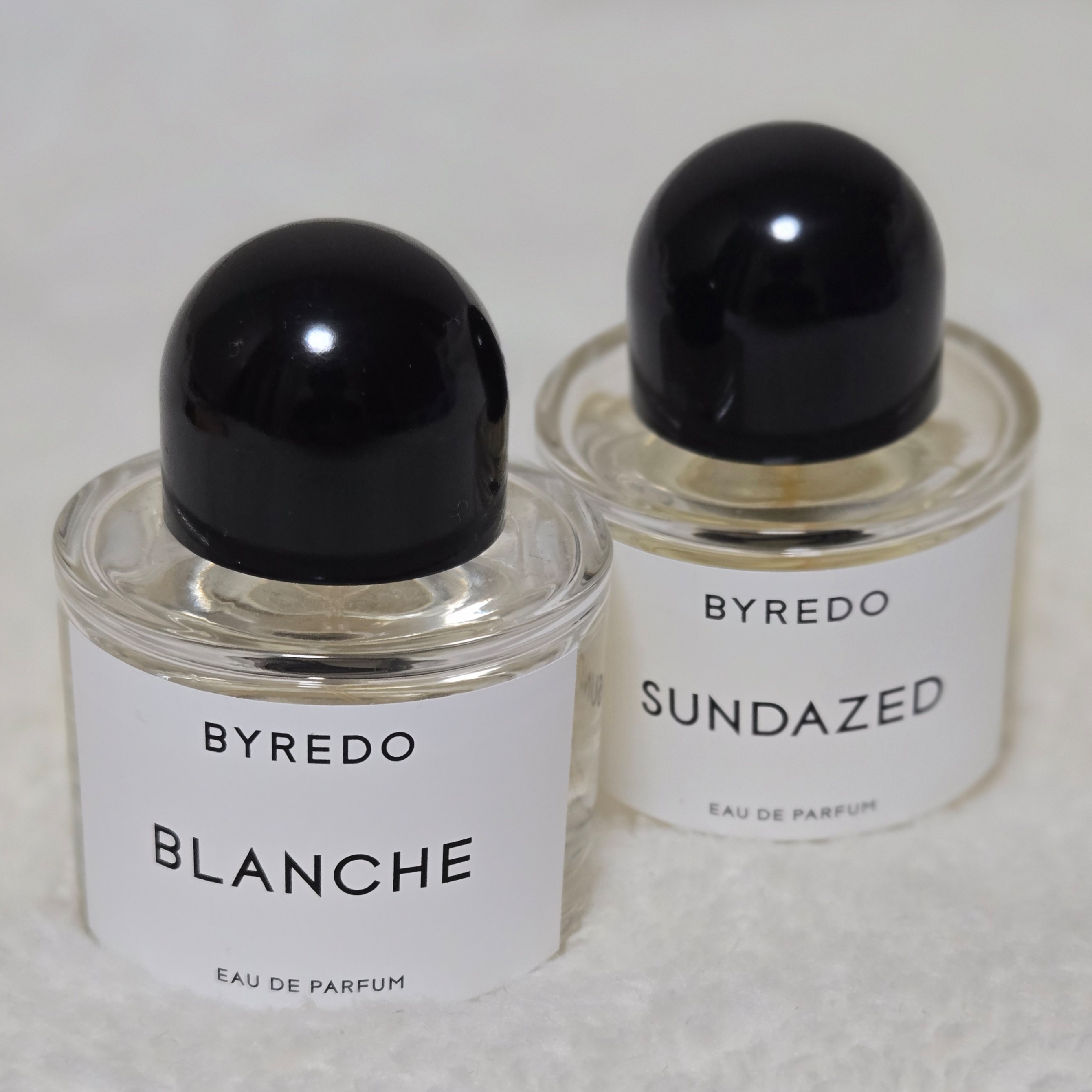 Byredo Sundazed Eau De Parfum 50ml, Byredo Blanche Eau De Parfum 50ml 착용 스타일