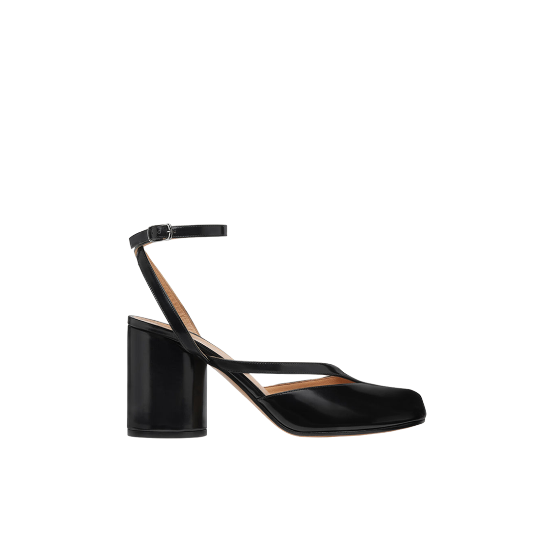 (W) 메종 마르지엘라 타비 펌프스 샌들 블랙((W) Maison Margiela Tabi Pumps Sandal Black)