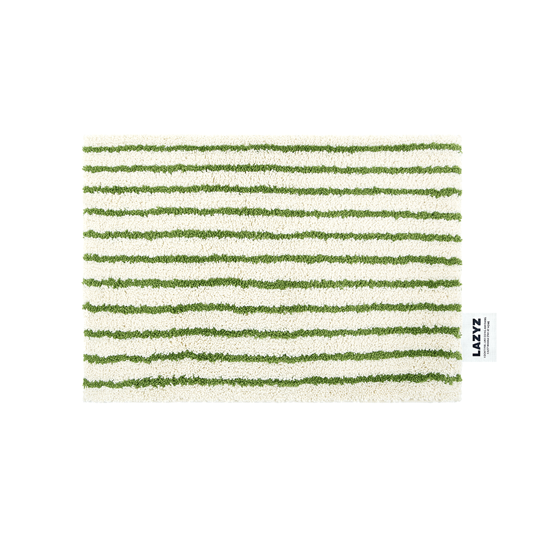 Sailor Stripe Rug - Forest Green LAZYZ Sailor Stripe Rug - Forest Green