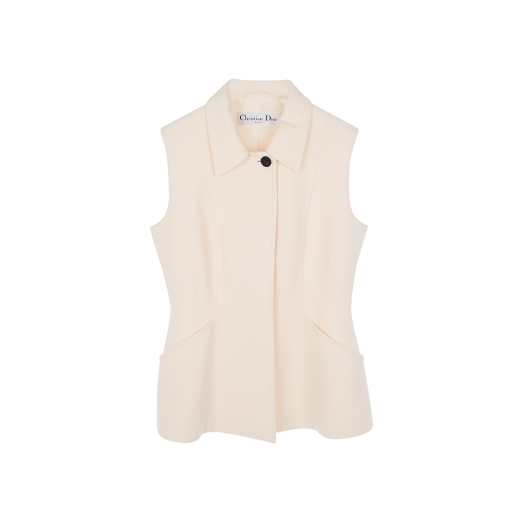 ITEC7OPDTMT7 Dior Vest Jacket Ivory