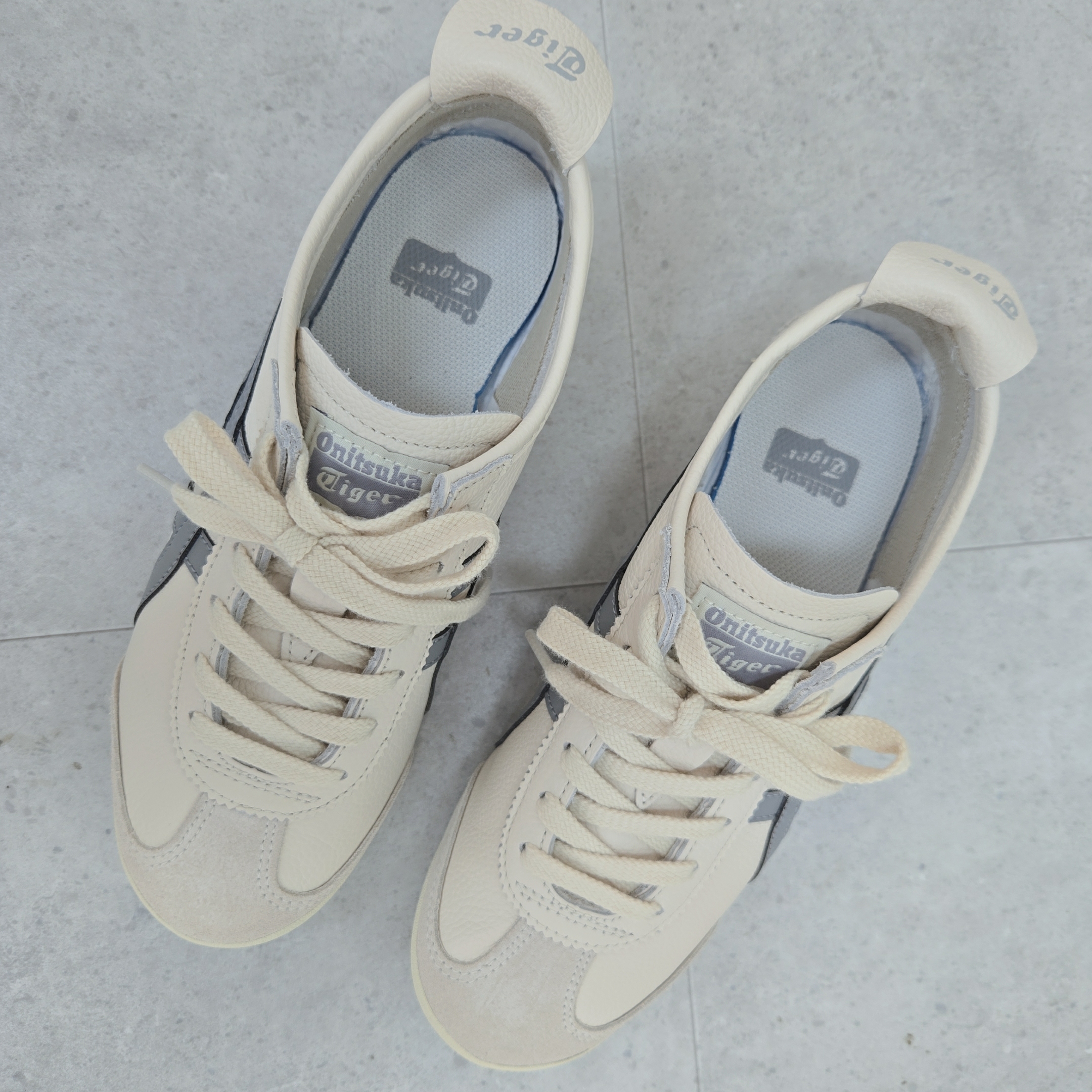 Onitsuka Tiger Mexico 66 Blue Grey 착용 스타일