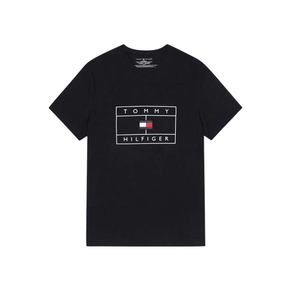 타미 힐피거 로고 티셔츠 네이비(Tommy Hilfiger Logo T-Shirt Navy)