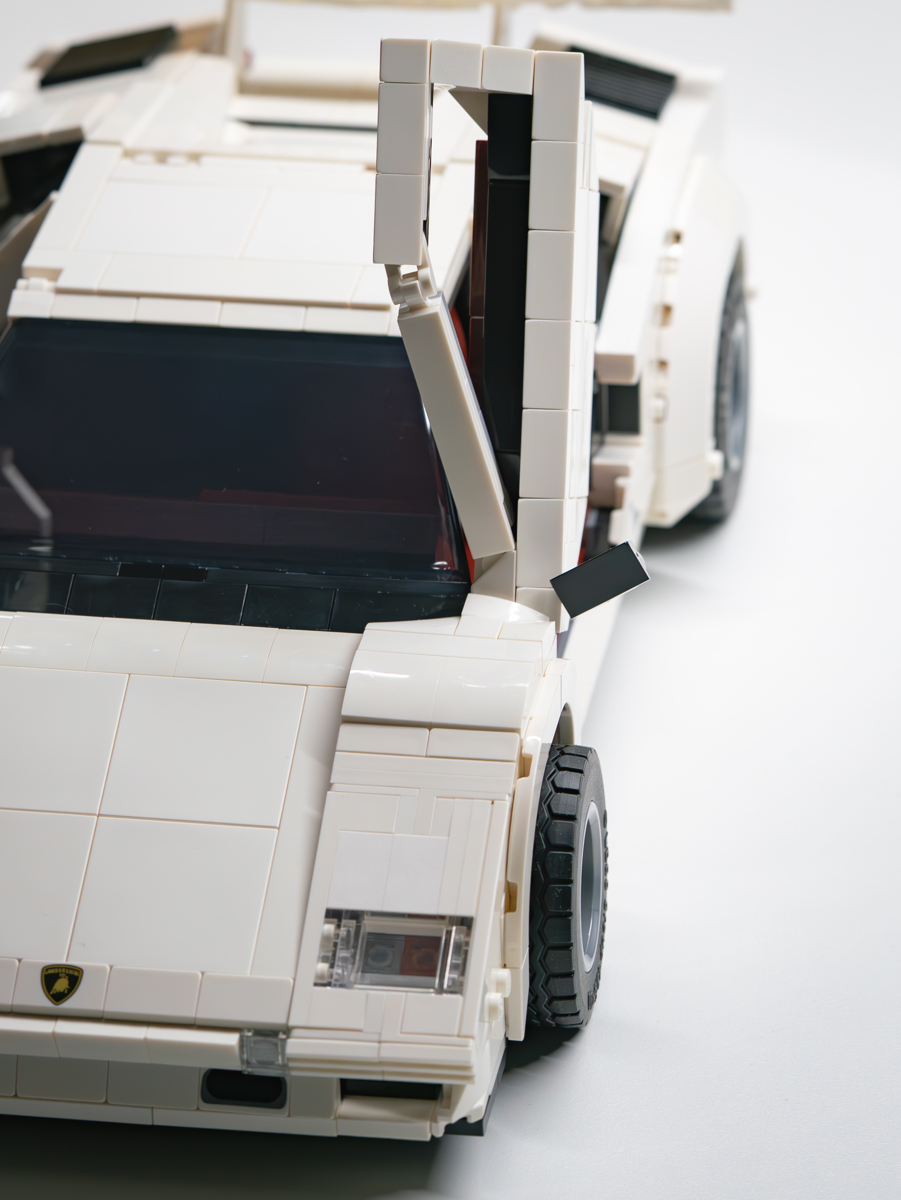Lego Lamborghini Countach 5000 Quattrovalvole 착용 스타일 - 2