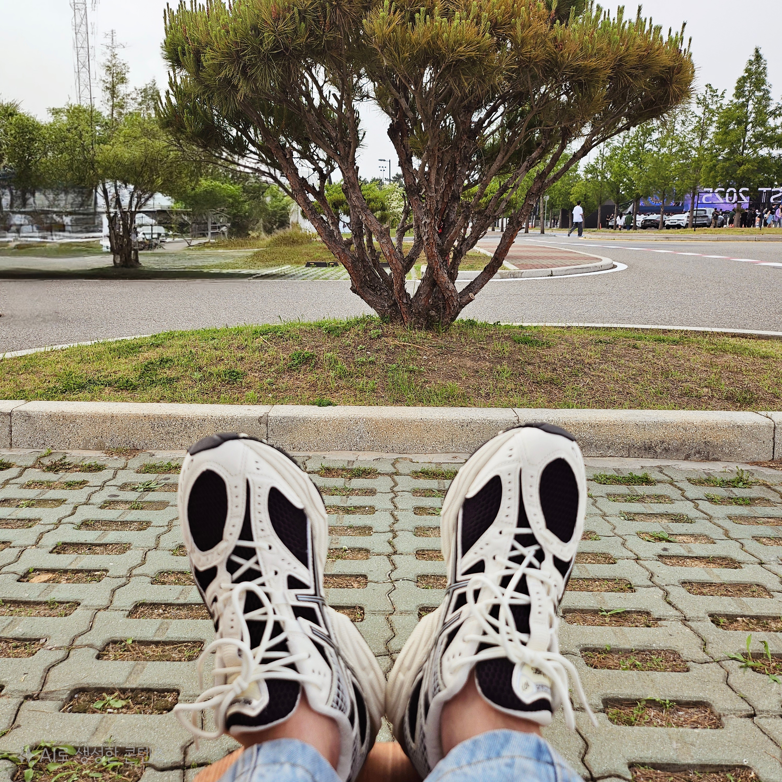 Asics Gel-Nimbus 10.1 Black Cream - Korea Exclusive 착용 스타일