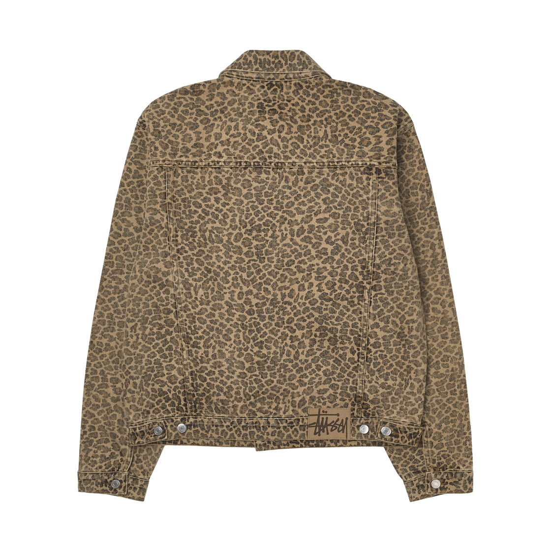 stussy TRUCKER JACKET DENIM レオパード Trucker Jacket Denim – Leopard | Outerwear | Stüssy