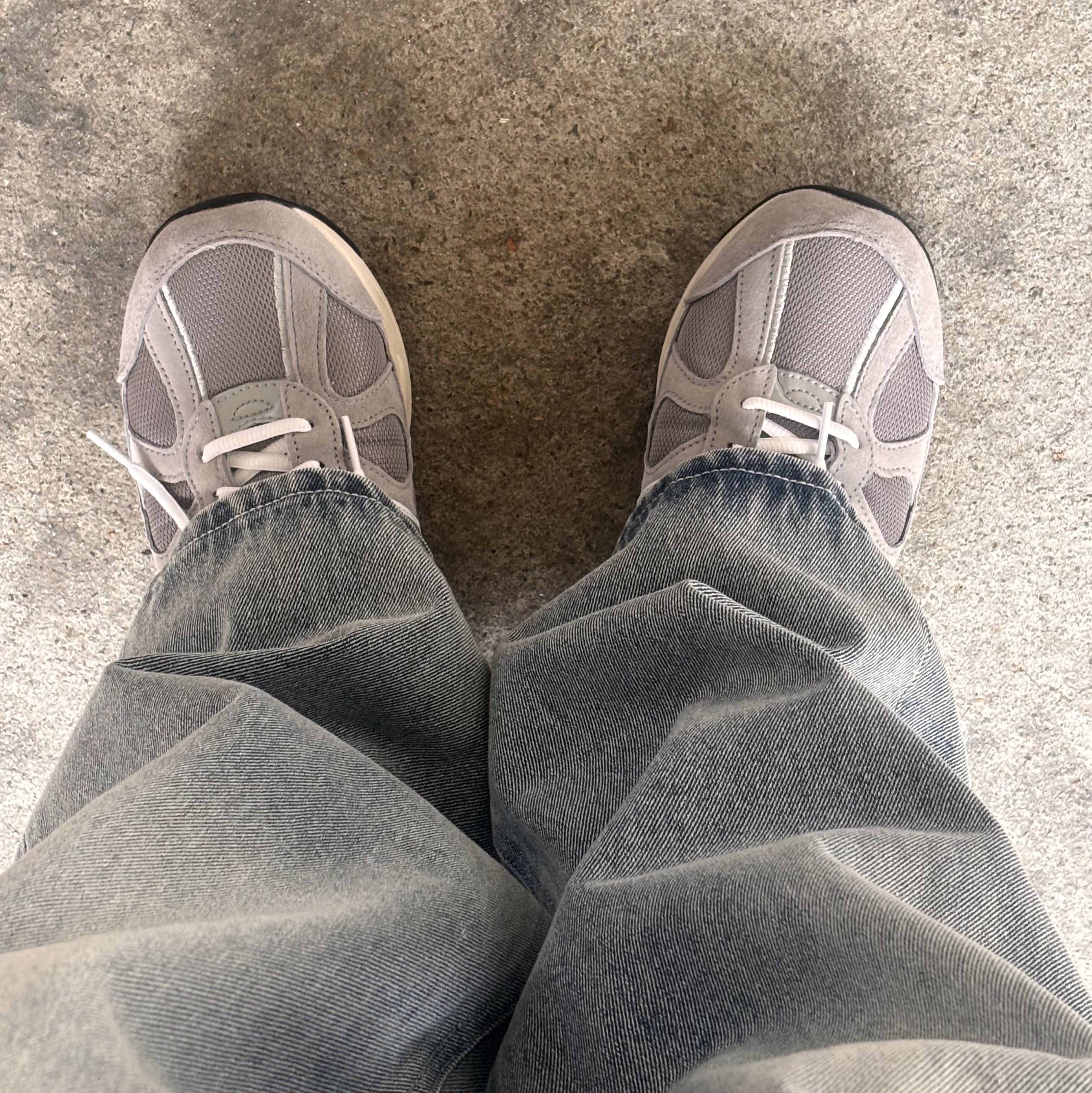 New Balance 878 Gray 착용 스타일 - 2