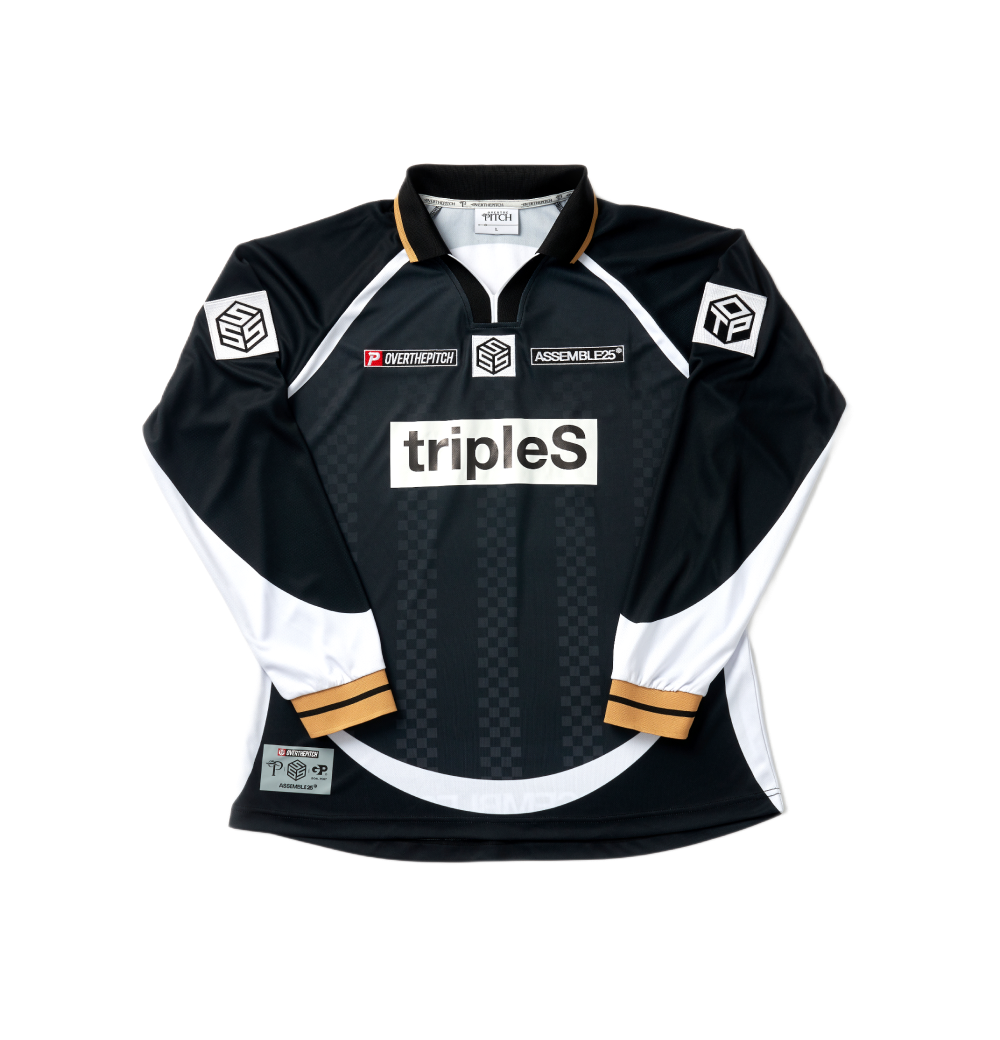 TSPCMD08 tripleS x Over The Pitch TEAM SSS ASSEMBLE 25 Jersey L/S Black (Marking ver.) - #2