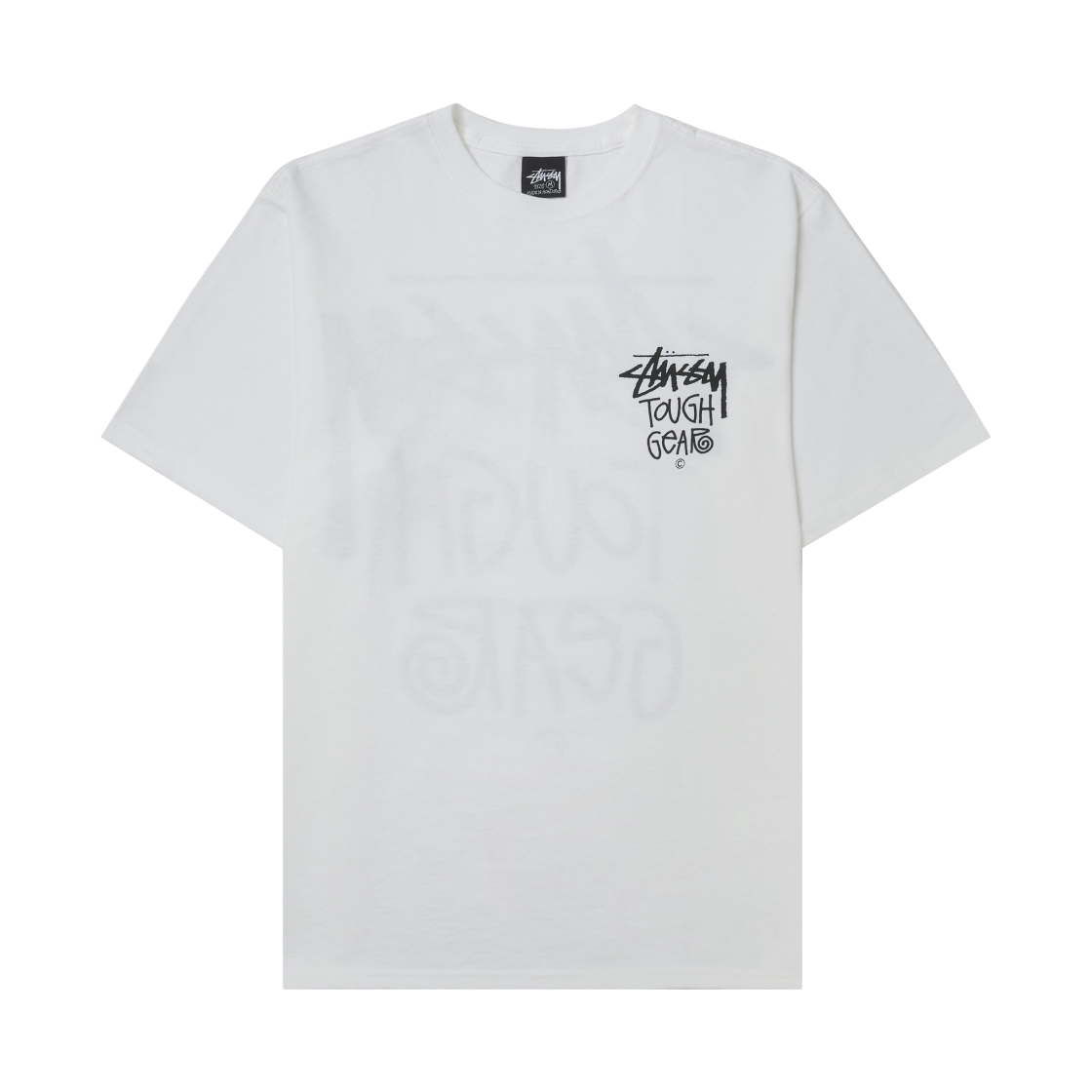 스투시 터프 기어 티셔츠 화이트 (2개 번들)(Stussy Tough Gear T-Shirt White (Bundle of 2)) - 3