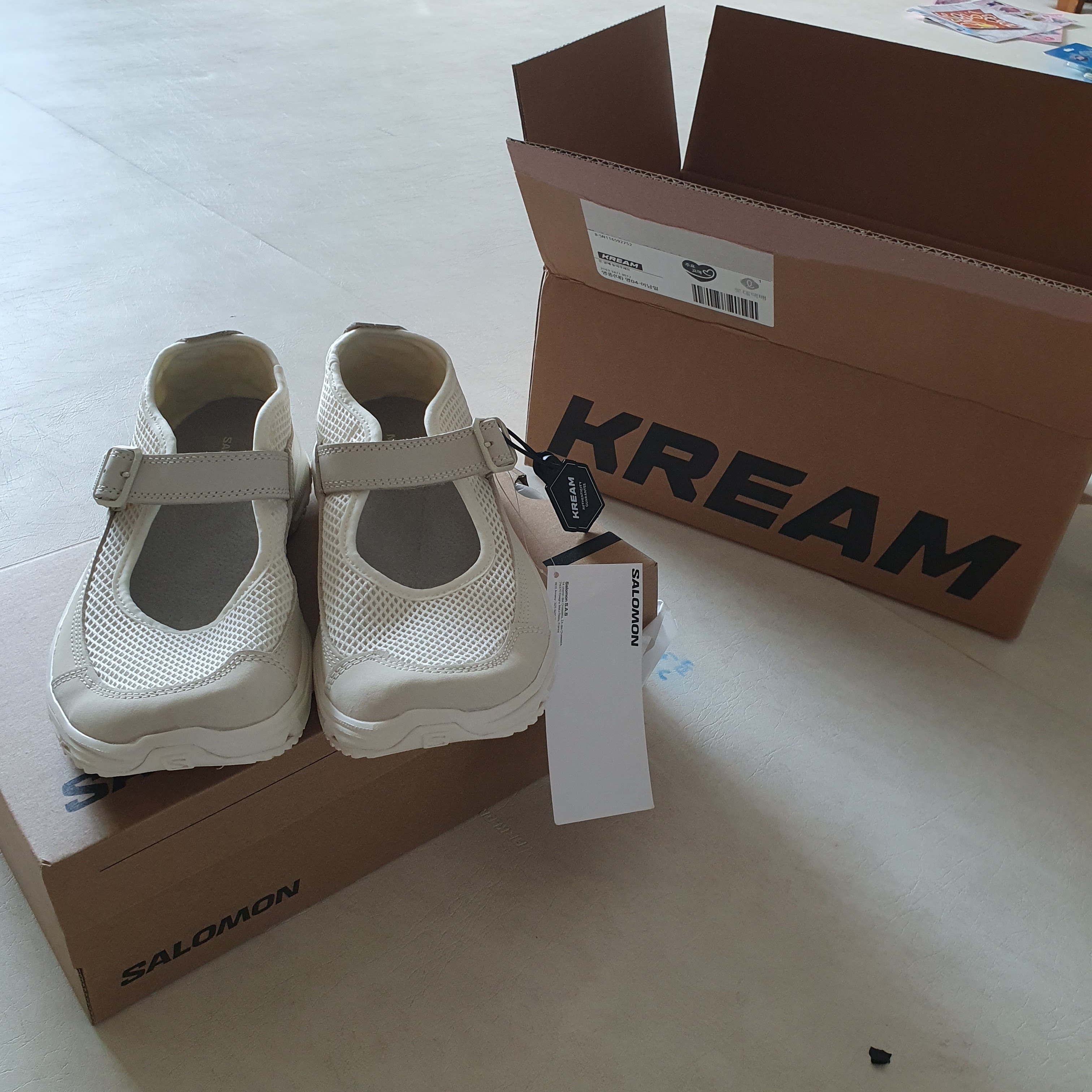Salomon RX Marie Jeanne Vanilla Ice 착용 스타일 - 2