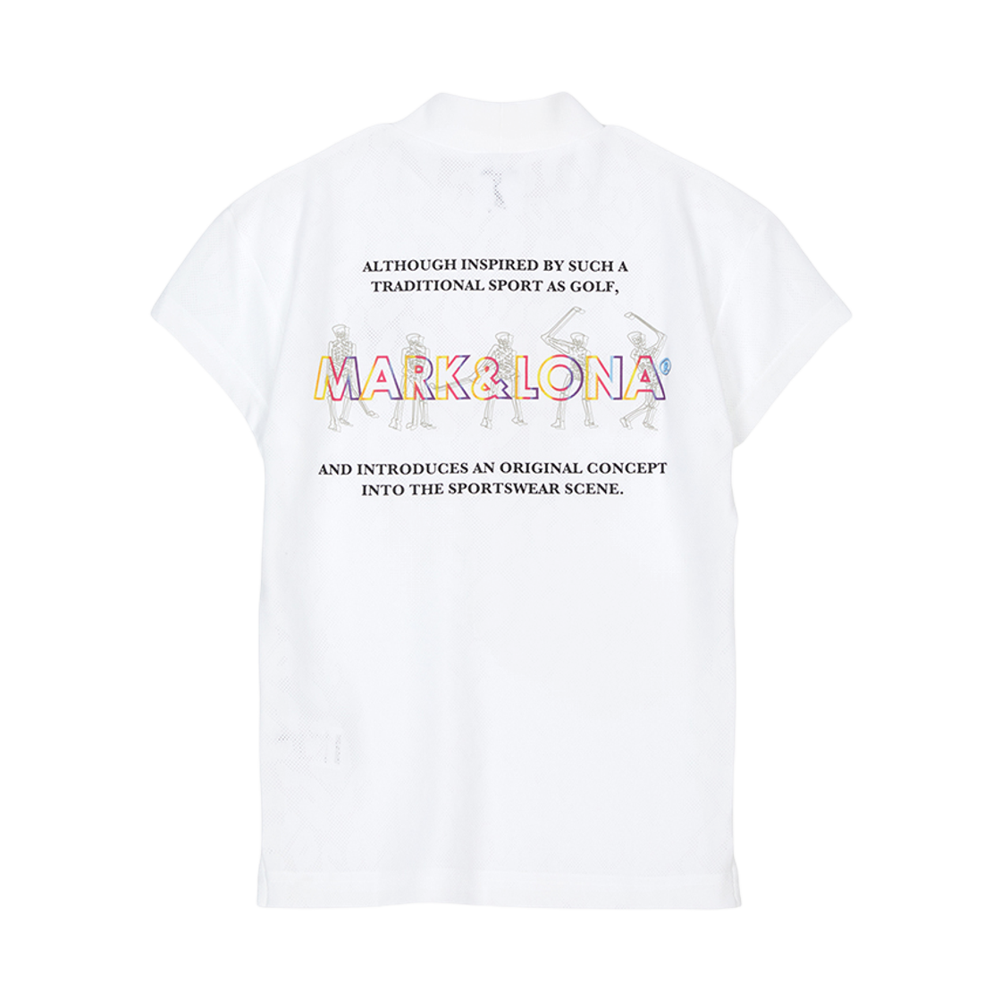 MLW-5A-AA03 (W) Mark & Lona Golf Wear Short Sleeve T-Shirt White