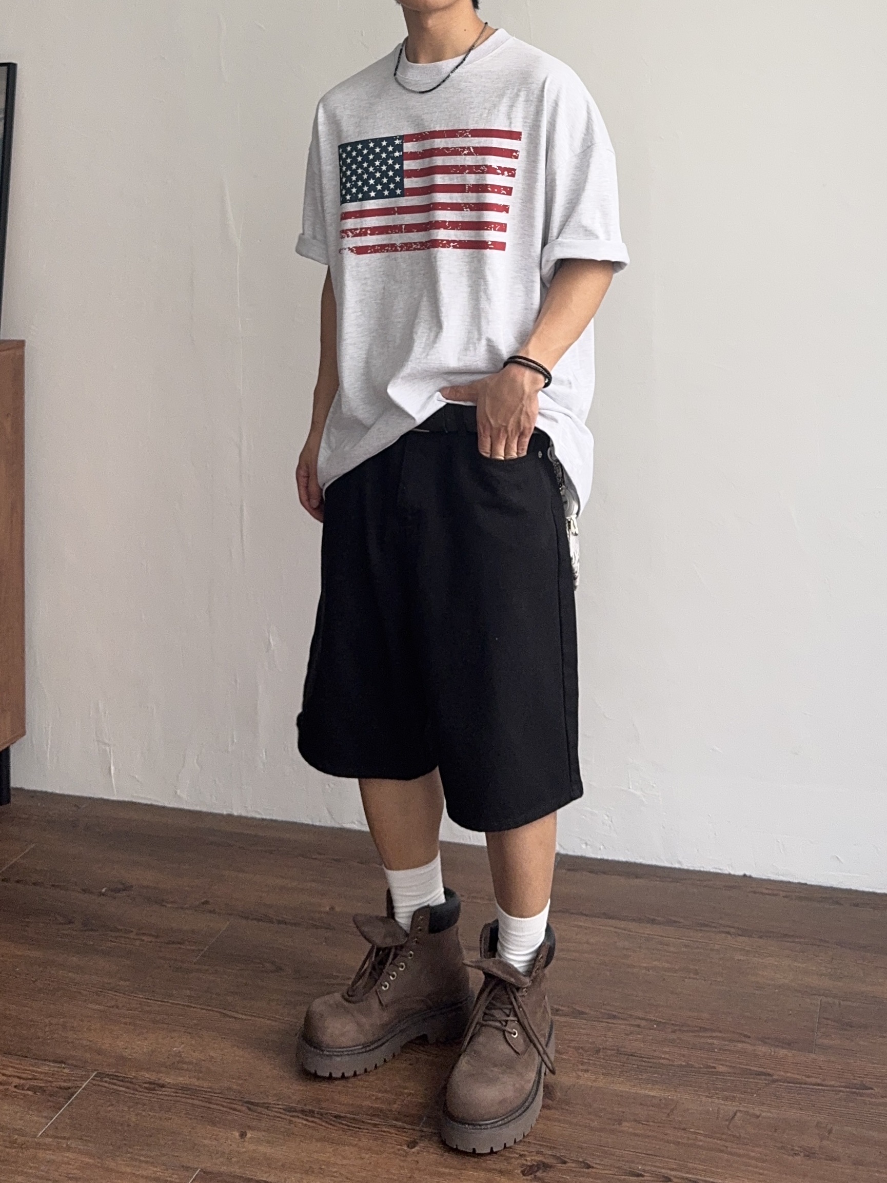 LOSTGARDEN Route Brown 착용 스타일 - 1