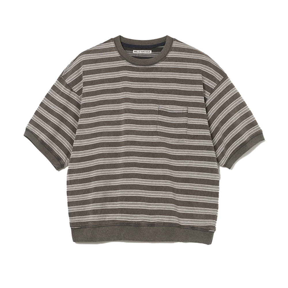 밀로 아카이브 엑스퍼트 스트라이프 티셔츠 네이비