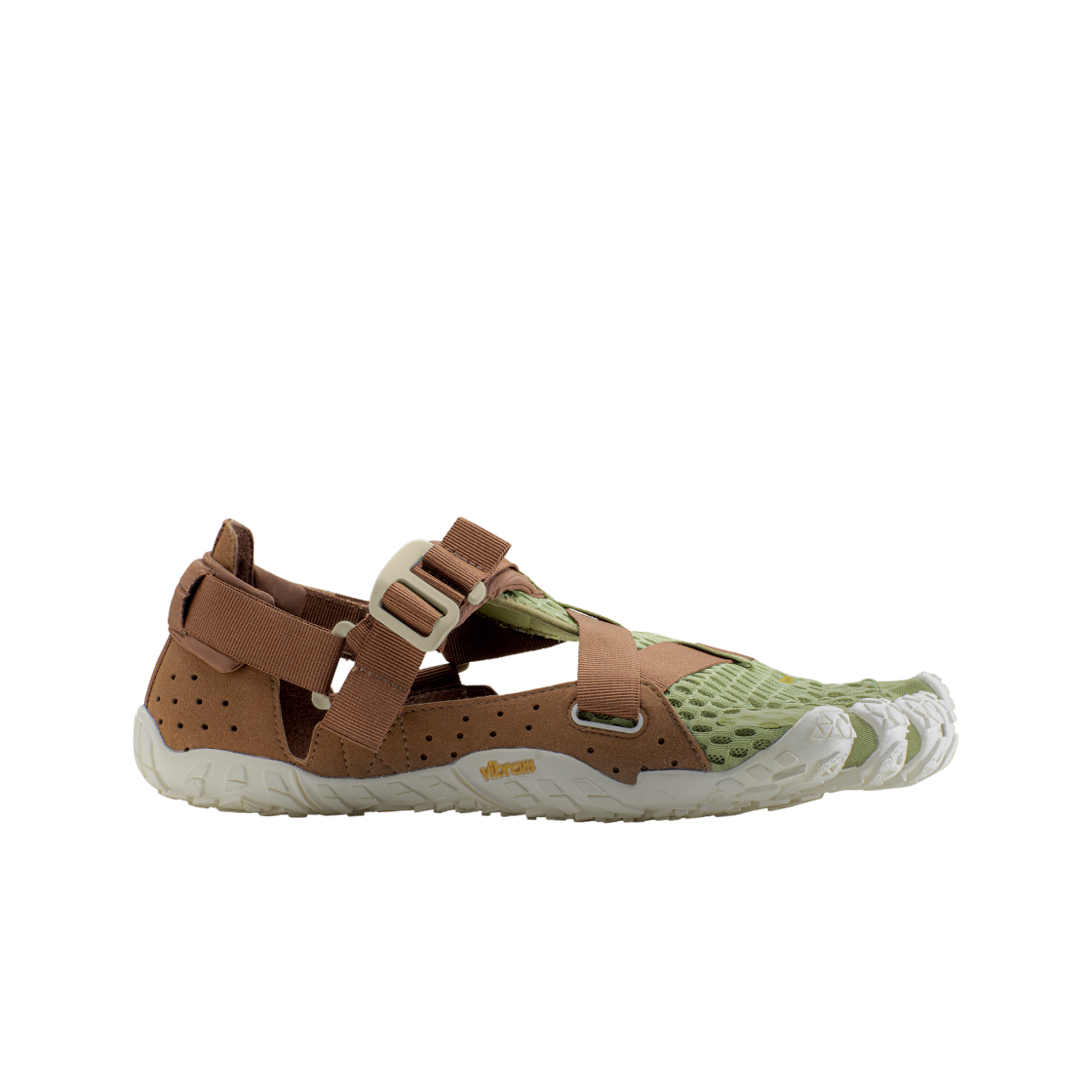 25M4303 Vibram Fivefingers Breezandal Olive Green Brown Ivory