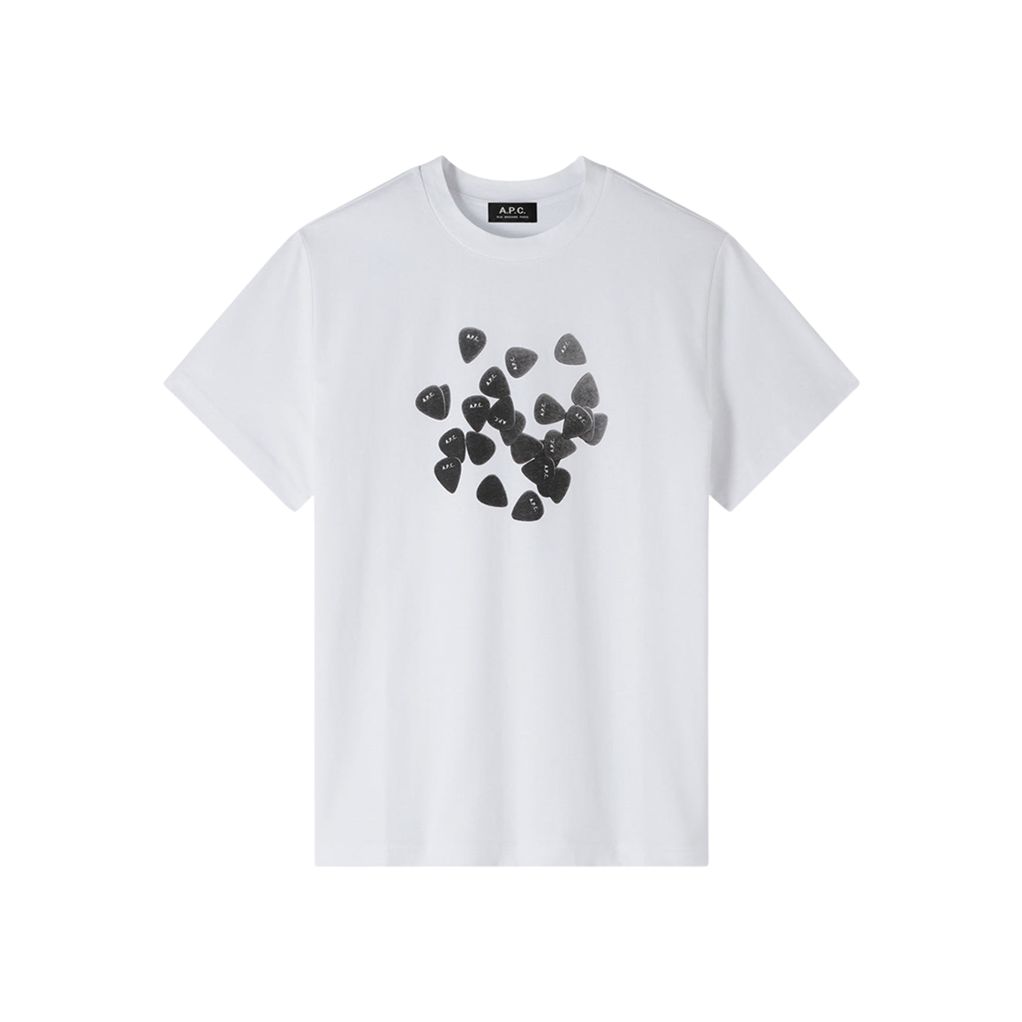 아페쎄 뮤지크 티셔츠 화이트(A.P.C. Musique T-Shirt White) - 1