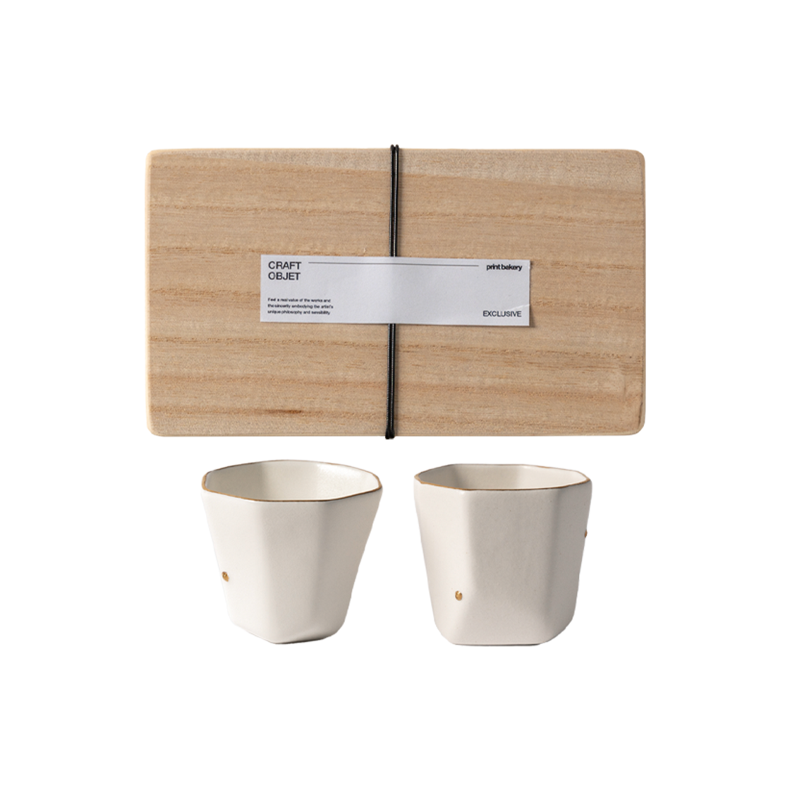 ARTBISH0030 [3% 적립] Print Bakery Lee Sangho, Piece Series  Water Drop Cup Set Gold