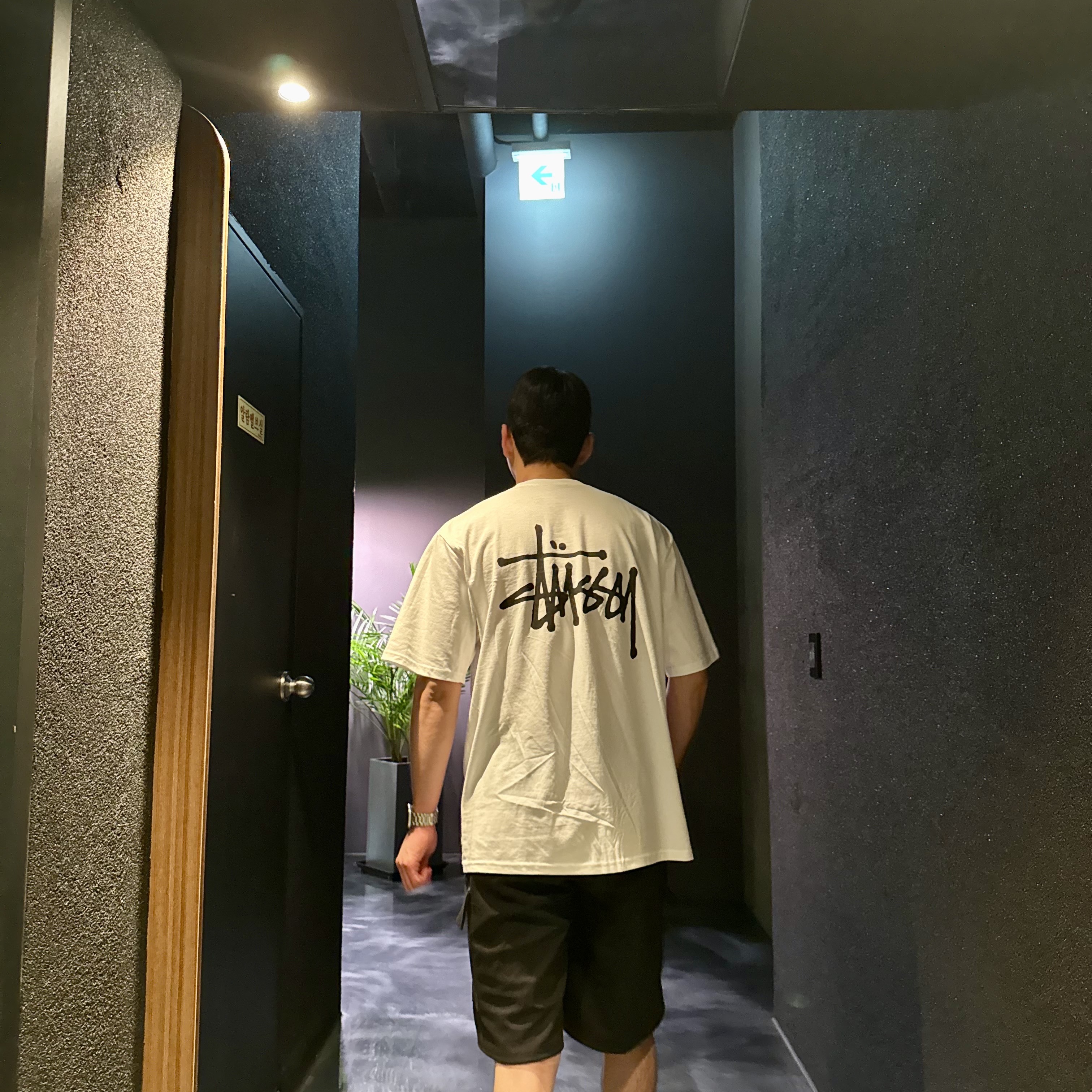 Stussy Basic Stussy T-Shirt White 2024, 2025 착용 스타일 - 2