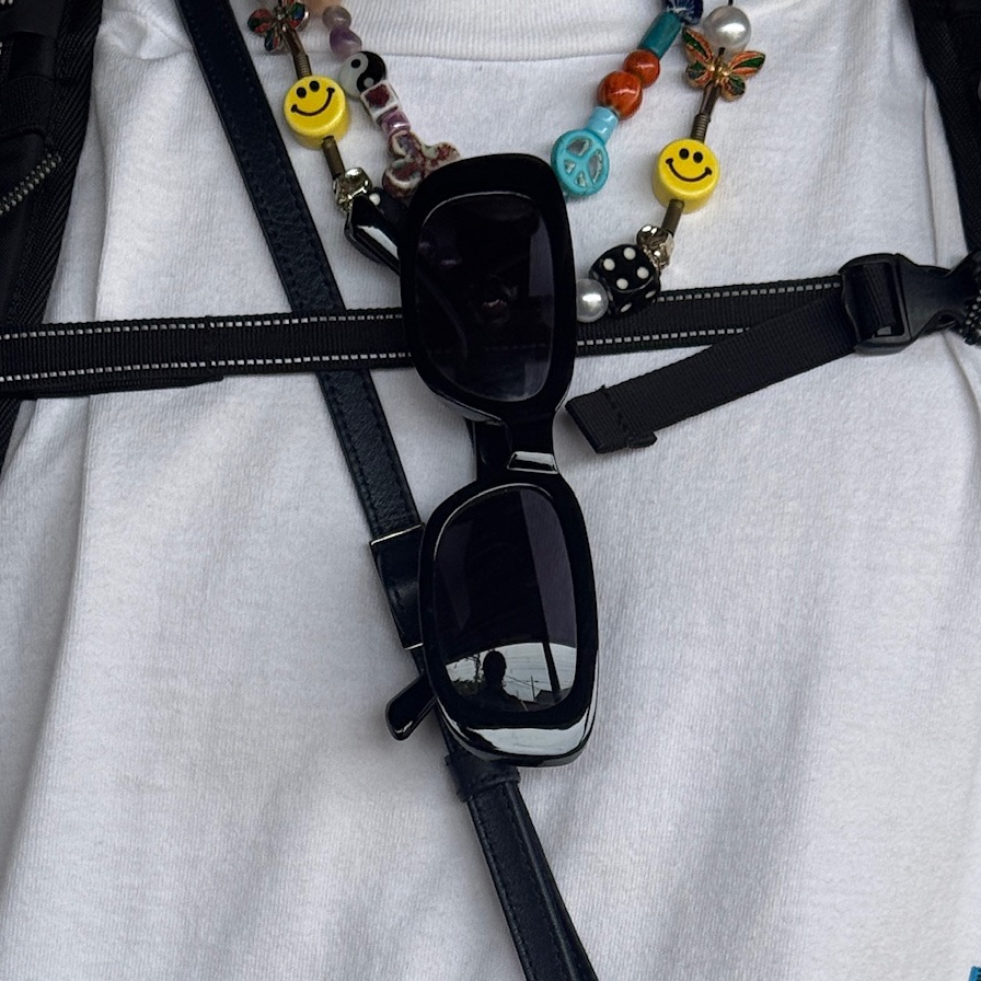 SANSI Joan Necklace Cerimic;Gemstone 착용 스타일