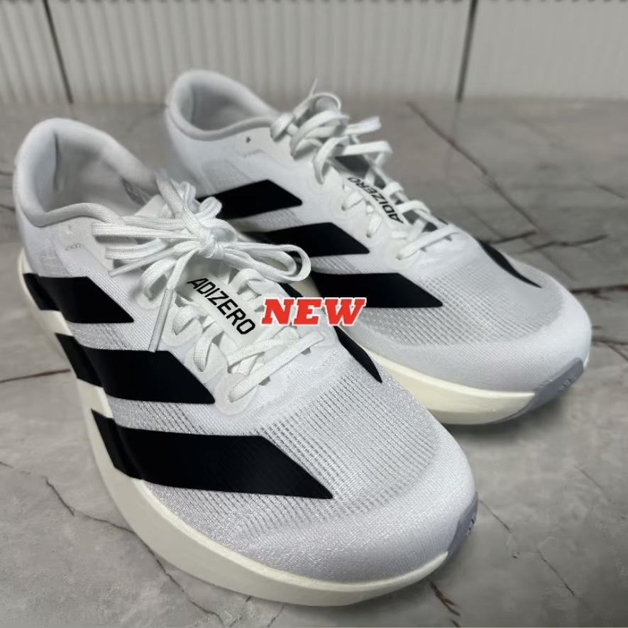 Adidas Adizero EVO SL Cloud White Core Black 착용 스타일