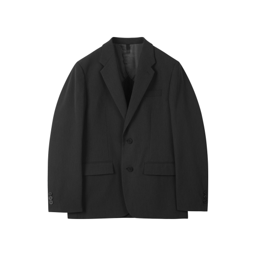 CWJAM25404GYD Customellow Slim Fit Setup Jacket Dark Gray