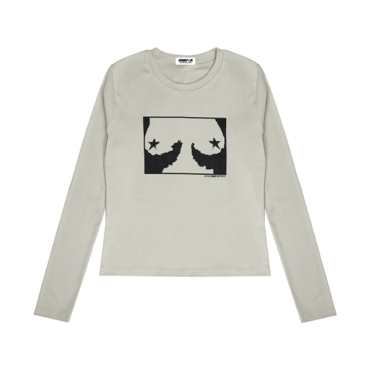 MP23FWLS01BE mnmpair Tits Longsleeve T-Shirts