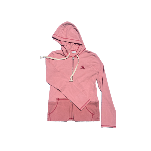 PRSS25HD001PK Puree Dotori zip-up hoodie Pink