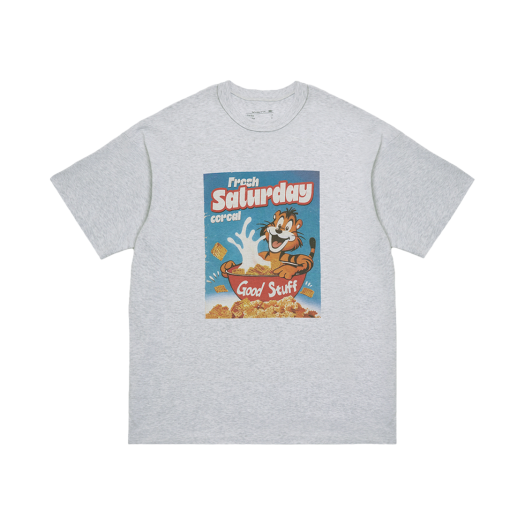 2502MSTMG(1) STU Cereal T-shirt Melange Grey